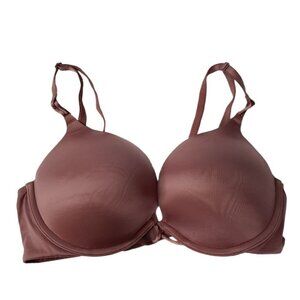 Victoria's Secret 32D? Mauve Bombshell Plunge Push Up Bra ADDS 2 CUP SIZES‎